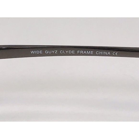New Wide Guyz Gunmetal CLYDE Eyeglasses 57mm for The Stylish Large Man - Picture 10 of 12